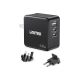 7. UNITEK ŁADOWARKA GAN, PD 65W 2X USB-C, USB-A