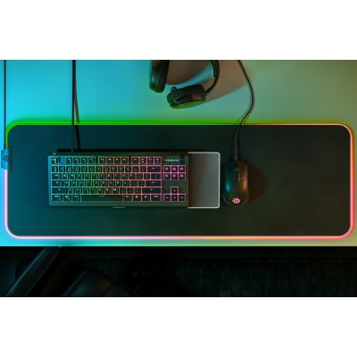3. Klawiatura gamingowa SteelSeries Apex 3 Tenkeyless Klawiatura do gier Światło LED RGB Amerykańskie przewodowe przełączniki Whisper-Quiet