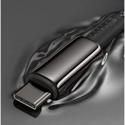 13. Kabel Baseus CATWJ-A01 USB-C - USB-C PD QC 100W 5A 480Mb/s 2m - czarny