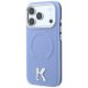 2. Etui Karl Lagerfeld Grained Embossed Ring & Kameo Logo MagSafe na iPhone 18 Pro / 17 Pro - jasnoniebieskie