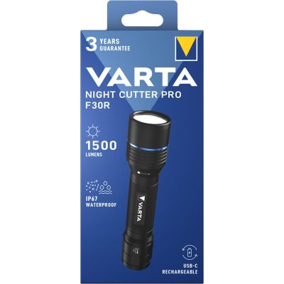 4. Varta Night Cutter Pro F30R Czarny Latarka ręczna LED