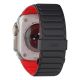 8. UAG Pathfinder - silikonowy dwustronny pasek magnetyczny do Apple Watch series 4-6 & SE 1-3, 44mm / series 7-9, 45mm / series 10-11, 46mm / Ultra 1-3, 49mm (ash/lava)