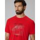 4. T-shirt regular z nadrukiem męski 4F 4FRSS26TTSHM4039-62S
