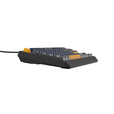 15. GENESIS THOR 230 TKL klawiatura Gaming USB + RF Wireless + Bluetooth QWERTY Czarny, Niebieski, Szary, Pomarańczowy