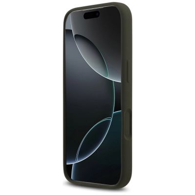 5. Etui Guess Silicone Big 4G Script na iPhone 17 Pro - zielone