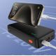 6. Powerbank Baseus Airpow 20W 20000mAh z kablem Baseus Simple Series USB-A - USB-C 50cm - czarny