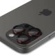 6. Szkło hartowane Spigen Optik Pro L-Series Glas.tR EZ Fit na aparat do iPhone 14 Pro / Pro Max / 15 Pro / Pro Max / 16 Pro / 16 Pro Max / 17 Pro / 17 Pro Max - czarne z czerwoną obwódką