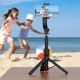 10. Selfie stick Acefast E42 z automatycznym statywem i pilotem Bluetooth 1,05 m - czarny