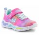 6. Buty Skechers S-Lights Wavy Beams Jr 302338L-PKMT