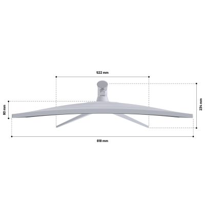 8. Monitor zakrzywiony JAPANNEXT 86,4cm JN-IPS340UWQHD60C-C65W-HS-W