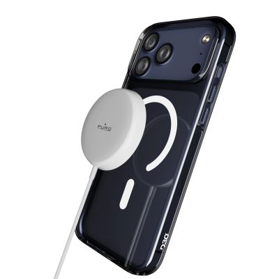7. Etui Puro Impact Clear D3O TPU+PC kompatybilne z MagSafe na iPhone 17 Pro Max - przezroczyste