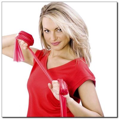 5. FB01 RED 1.2 x 50 x 2080 MM GUMA DO ĆWICZEŃ HMS