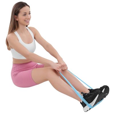 9. ZESTAW GUM DO ĆWICZEŃ FITNESS CROSSFIT MINI BLUE BAND 5W1 ENERO FIT