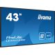 Monitor iiyama ProLite LE4341S-B2 - 43-calowy płaski ekran - 108 cm