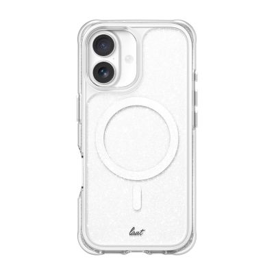 5. LAUT AERO SPARKLE pokrowiec na telefon komórkowy 16 cm (6.3") Srebrny, Przezroczysty