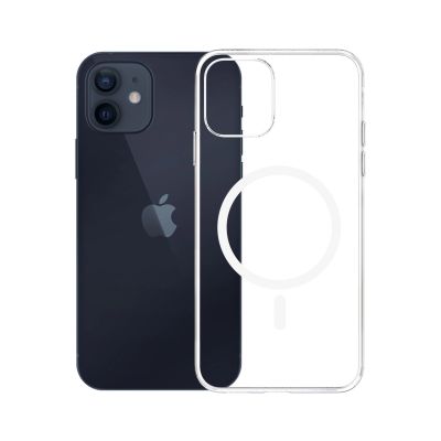 8. Etui 3mk Clear MagCase na Apple iPhone 12/12 Pro - przezroczyste