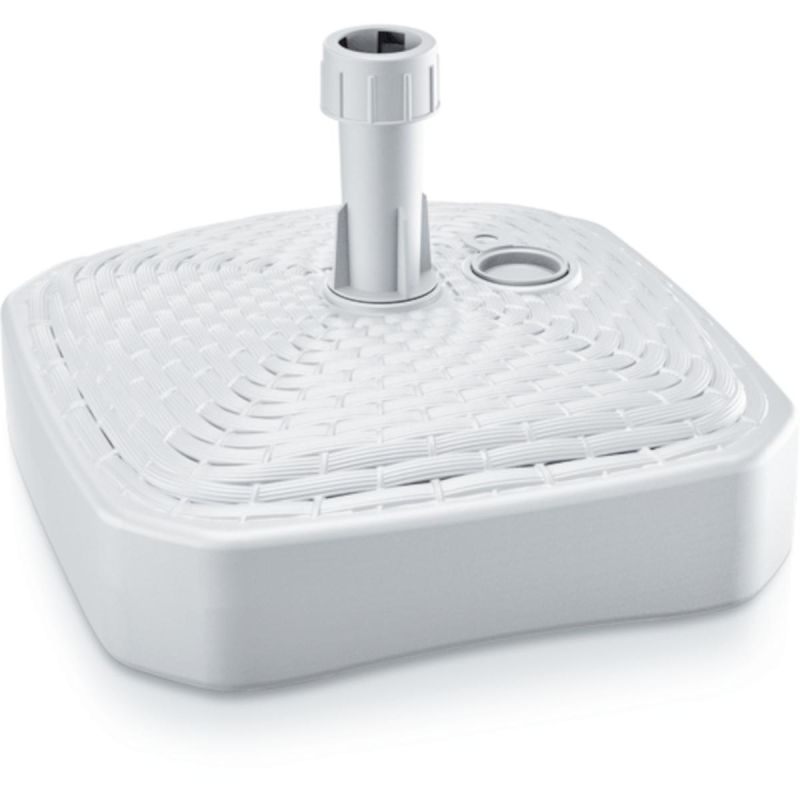 3. PODSTAWA DO PARASOLA KWADRATOWA UMBRELLA BASE RATAN BIAŁY