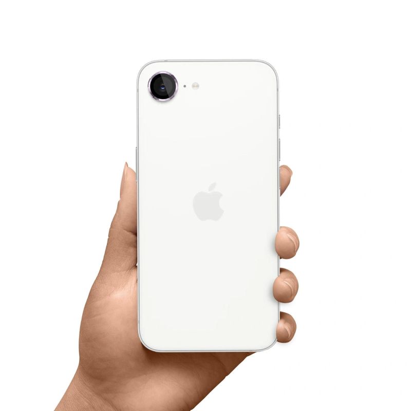 34. Szkło hartowane na obiektyw aparatu 3mk Lens Protection Pro do iPhone 16e  - fioletowe