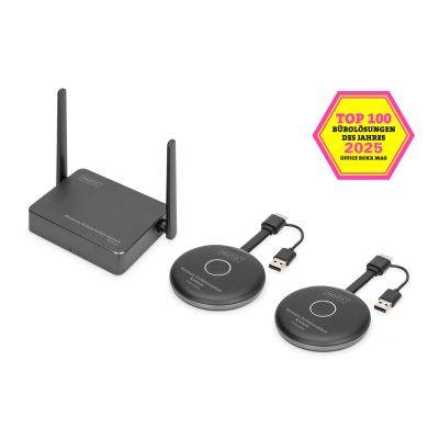 17. Przedłużacz/Extender HDMI system pracy zespołowej,bezprzewodowy 50m 4K 60Hz 5GHz (zestaw)