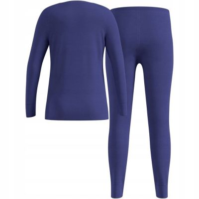 Bielizna termoaktywna - zestaw Odlo Set long MERINO 200 roz. 140cm Niebieska