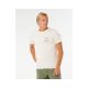 Koszulka męska RIP CURL Vaporcool Search 3 Stacks Tee biała