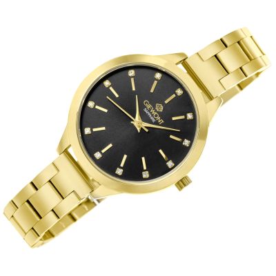 3. Zegarek Damski Giewont Sapphire Złoto Czarny GW2720-B3