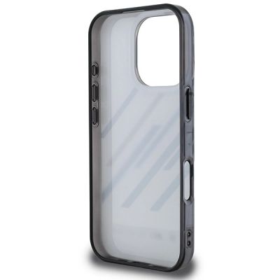 7. Etui BMW Motosport IML Random Stripes na iPhone 16 Pro Max - szare