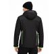 3. Softshell Męski Geographical Norway Trelino Black-Green Db Men 0124 czarny / zielony (WZ8556H/GN-Black / Green)