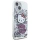 4. Etui Hello Kitty IML Kitty On Bricks Graffiti na iPhone 15 - białe