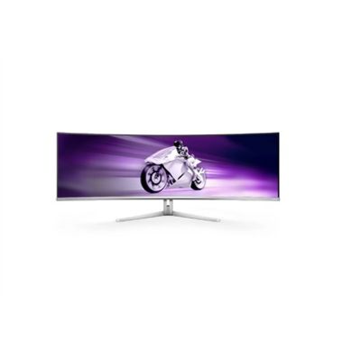 27. Philips Evnia 8000 49M2C8900/00 monitor komputerowy 124,2 cm (48.9") 5120 x 1440 px Dual QHD QDOLED Biały