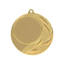 Medal złoty ogólny z miejscem na emblemat 25 mm - medal stalowy