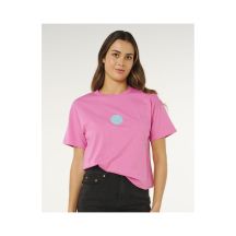 Koszulka damska RIP CURL Icons Of Surf Relaxed Tee różowa