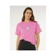 Koszulka damska RIP CURL Icons Of Surf Relaxed Tee różowa