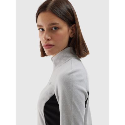 4. Bielizna termiczna polarowa (góra) damska 4F 4FWAW24UFLEF049-27S