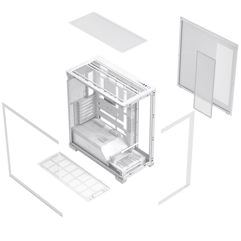 11. MODECOM OBUDOWA VOLCANO STELLAR PLUS MIDI BIAŁA