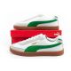 10. Puma buty sportowe męskie Club II Era sneakersy skórzane białe szare zielone