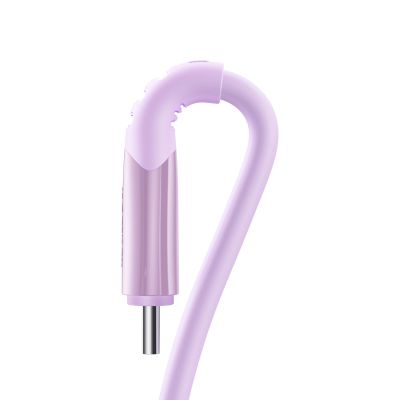 2. Kabel Joyroom S-A59 Vibrant Series 3A USB-A - USB-C 1,2m - fioletowy