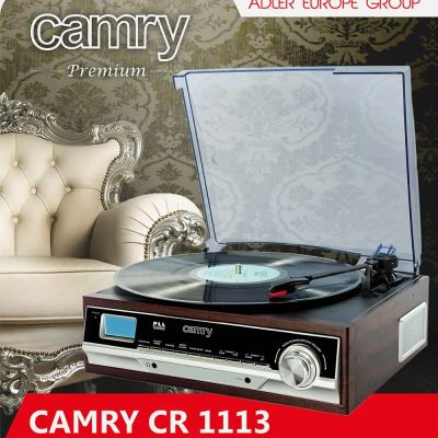 10. Gramofon z radiem Adler CR 1113 (kolor czarny)