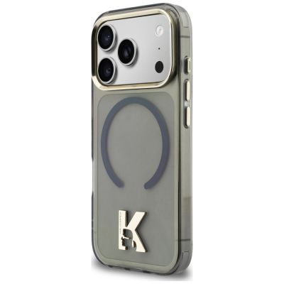 2. Etui Karl Lagerfeld IML K Head Logo MagSafe na iPhone 17 Pro Max - czarne