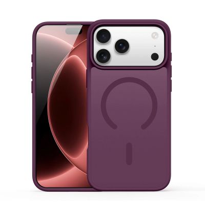 2. Etui Dux Ducis Yind na iPhone 18 Pro Max / 17 Pro Max kompatybilne z MagSafe - wiśniowe