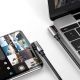 10. Kabel Ugreen US323 kątowy USB-C - USB-C PD QC SCP 3A 480Mb/s 1m - szary