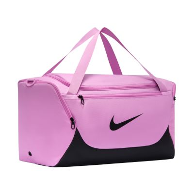 3. Torba Nike Brasilia S różowo-czarna IB4394 503