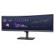 4. Lenovo ThinkVision P49w-30 monitor komputerowy 124,5 cm (49") 5120 x 1440 px Dual WQHD LED Czarny