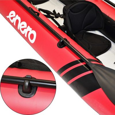 62. KAJAK 2-OSOBOWY SET 385x96x42CM LAMINOWANY PVC 200KG ENERO