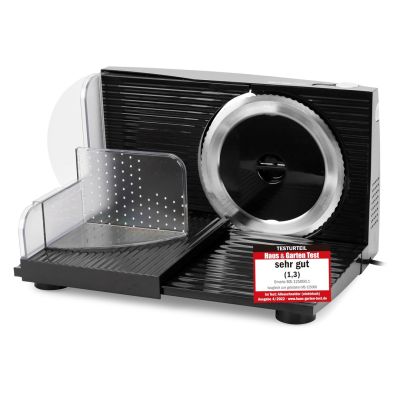 2. Emerio MS-125000.1 krajalnica Prąd elektryczny 100 W Czarny Stal nierdzewna