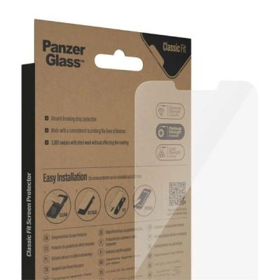 5. Szkło PanzerGlass Classic Fit antybakteryjne na iPhone 14 Plus / 13 Pro Max
