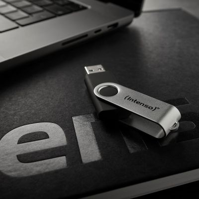 7. Intenso USB 256GB OFFICE LINE 3.2 Gen1 Silver-Black pamięć USB USB Typu-A 3.2 Gen 1 (3.1 Gen 1) Czarny, Srebrny