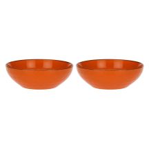 Zestaw 2 misek do sałatek Concerto Arancione - Pomarańczowy, 26 cm