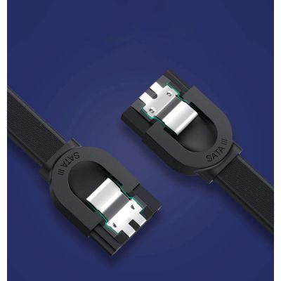 2. UGREEN kabel SATA 3.0 0.5m czarny (US217)