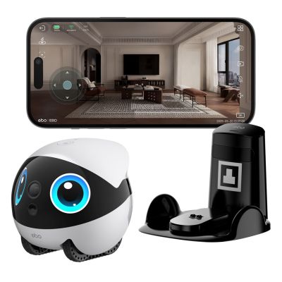 8. Robot ENABOT Ebo AIR 2 Plus - domowy towarzyszący z funkcją monitoringu i rozmów video (biały)